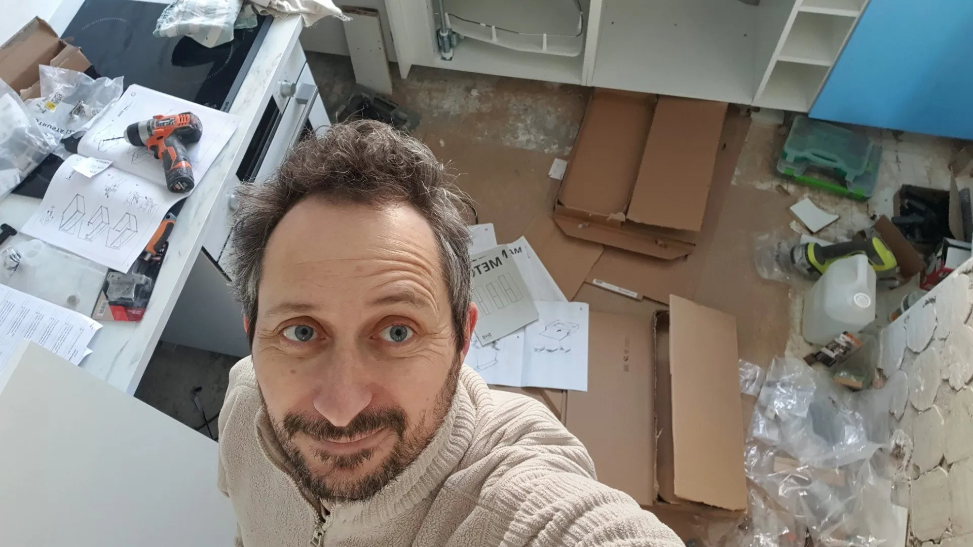 Guillaume Couillard au travail sur le chantier du F4 de la Prairie