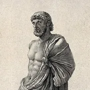 Esculape, gravure de I. Wagner