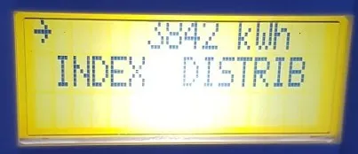 Relevé du compteur de soutirage du réseau, avril 2019